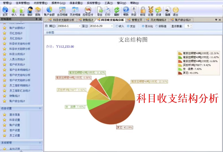 ซอฟต์แวร์บัญชีการเงิน V4.32 รายได้ - รายจ่าย - เจ้าหนี้ - เงินกู้ - ชำระหนี้ การจัดการแคชเชียร์(图7)