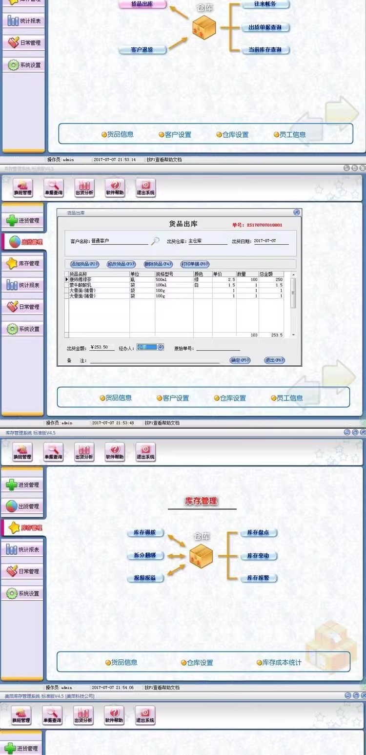 ซอฟต์แวร์การจัดการสินค้าคงคลัง การเข้าถึงระบบคลังสินค้า Enterprise Store การจัดซื้อในคลังสินค้าขาออก Supplier LAN(图5)